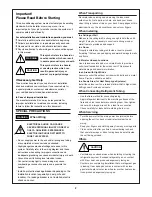 Предварительный просмотр 2 страницы Sanyo C1872 Technical & Service Manual