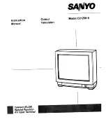 Предварительный просмотр 1 страницы Sanyo C21ZM15 Instruction Manual