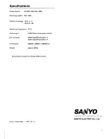 Предварительный просмотр 20 страницы Sanyo C21ZM15 Instruction Manual