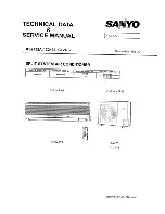 Sanyo C2432 Technical Data And Service Manual предпросмотр