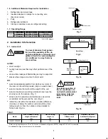 Предварительный просмотр 4 страницы Sanyo C2462R Installation Instructions Manual