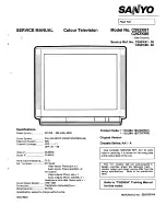 Sanyo C29ZK81 Service Manual preview