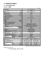 Предварительный просмотр 7 страницы Sanyo C3082 Technical & Service Manual