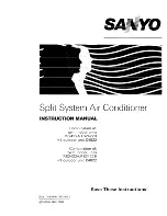 Preview for 1 page of Sanyo C4822 Instruction Manual