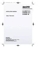 Предварительный просмотр 1 страницы Sanyo CA29EF1 Instruction Manual