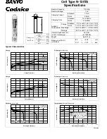 Sanyo Cadnica N-120TA Specifications preview