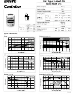 Предварительный просмотр 1 страницы Sanyo Cadnica N-50AAAS Specifications