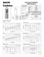 Sanyo Cadnica N-700AACL Specifications предпросмотр