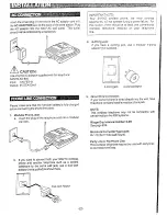 Preview for 8 page of Sanyo CAS-A900 Instruction Manual