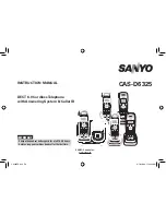 Preview for 1 page of Sanyo CAS-D6320 Instruction Manual