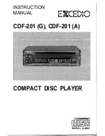Sanyo CDF-201A Instruction Manual preview