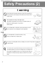 Предварительный просмотр 8 страницы Sanyo CDF-MS11 Instruction Manual