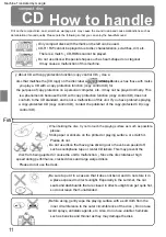Предварительный просмотр 12 страницы Sanyo CDF-MS11 Instruction Manual