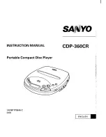 Sanyo CDP-360CR Instruction Manual preview