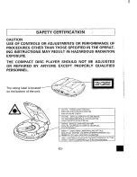 Предварительный просмотр 3 страницы Sanyo CDP-360CR Instruction Manual