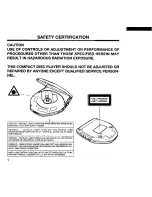 Предварительный просмотр 2 страницы Sanyo CDP-4000 Instruction Manual