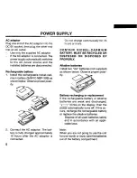 Предварительный просмотр 6 страницы Sanyo CDP-4000 Instruction Manual