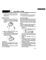 Предварительный просмотр 11 страницы Sanyo CDP-4000 Instruction Manual