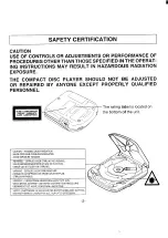 Предварительный просмотр 3 страницы Sanyo CDP-455 Instruction Manual