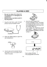 Предварительный просмотр 16 страницы Sanyo CDP-455 Instruction Manual