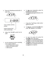 Предварительный просмотр 17 страницы Sanyo CDP-455 Instruction Manual