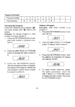 Предварительный просмотр 22 страницы Sanyo CDP-455 Instruction Manual