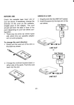 Предварительный просмотр 28 страницы Sanyo CDP-455 Instruction Manual