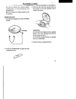 Предварительный просмотр 11 страницы Sanyo CDP-865CR Instruction Manual