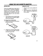 Предварительный просмотр 19 страницы Sanyo CDP-905CR Instruction Manual