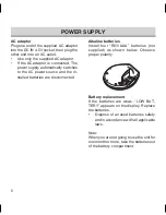 Preview for 6 page of Sanyo CDP-M470 Instruction Manual