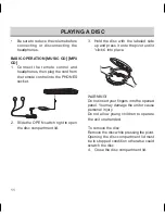 Preview for 12 page of Sanyo CDP-M470 Instruction Manual