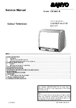 Preview for 1 page of Sanyo CE14A1-E Service Manual