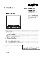 Sanyo CE14AT3-C Service Manual preview