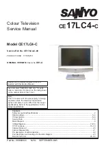 Sanyo CE17LC4-C Service Manual preview