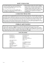 Preview for 2 page of Sanyo CE21DN4-F Service Manual