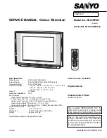 Предварительный просмотр 1 страницы Sanyo CE21KF8R Service Manual