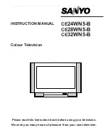 Sanyo CE24WN5-B Instruction Manual preview