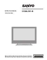 Preview for 1 page of Sanyo CE26LC81-B Instruction Manual