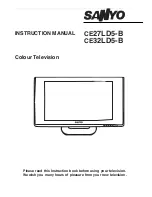 Sanyo CE27LD5-B Instruction Manual preview