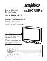 Предварительный просмотр 1 страницы Sanyo CE28CN8F-C Service Manual