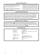 Предварительный просмотр 2 страницы Sanyo CE28DN5-C Service Manual