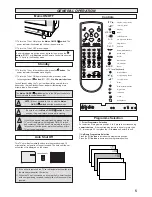 Preview for 5 page of Sanyo CE28WN3-B Instruction Manual
