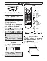 Предварительный просмотр 5 страницы Sanyo CE28WN3-B Instruction Manual