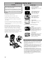 Предварительный просмотр 18 страницы Sanyo CE28WN3-B Instruction Manual