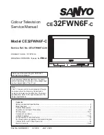 Preview for 1 page of Sanyo CE32FWN6F-C Service Manual