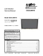 Sanyo CE32LM4R-E Service Manual предпросмотр