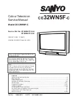 Preview for 1 page of Sanyo CE32WN5F-C Service Manual