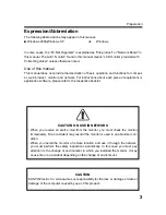 Preview for 3 page of Sanyo CE42LM4N-NA - CE - 42" LCD Flat Panel Display Installation And Operation Manual