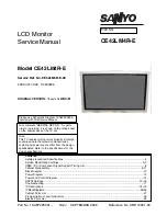 Sanyo CE42LM4R-E Service Manual предпросмотр