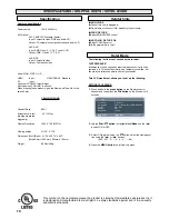 Предварительный просмотр 10 страницы Sanyo CE42LM4WPN-NA - CE - 42" LCD Flat Panel Display Instruction Manual